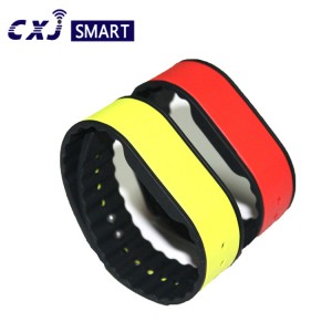 custom rfid rubber silicone nfc bracelet