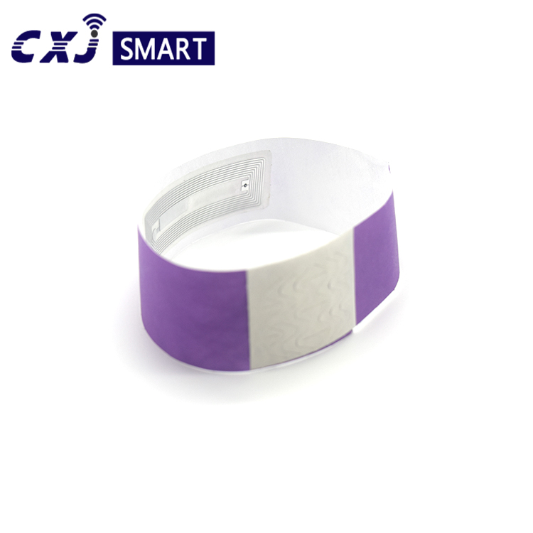 OEM Factory for Nfc Tag Business Cards - Tyvek Paper nfc ultralight ev1 bracelets – Chuangxinji detail pictures