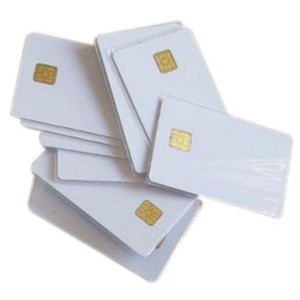 Plastic PVC Blank contact chip card