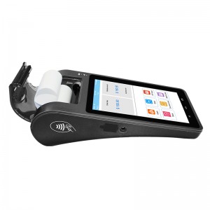 Desktop Android mobile 7 inch Tablet Pos Terminal with Integrated Printer