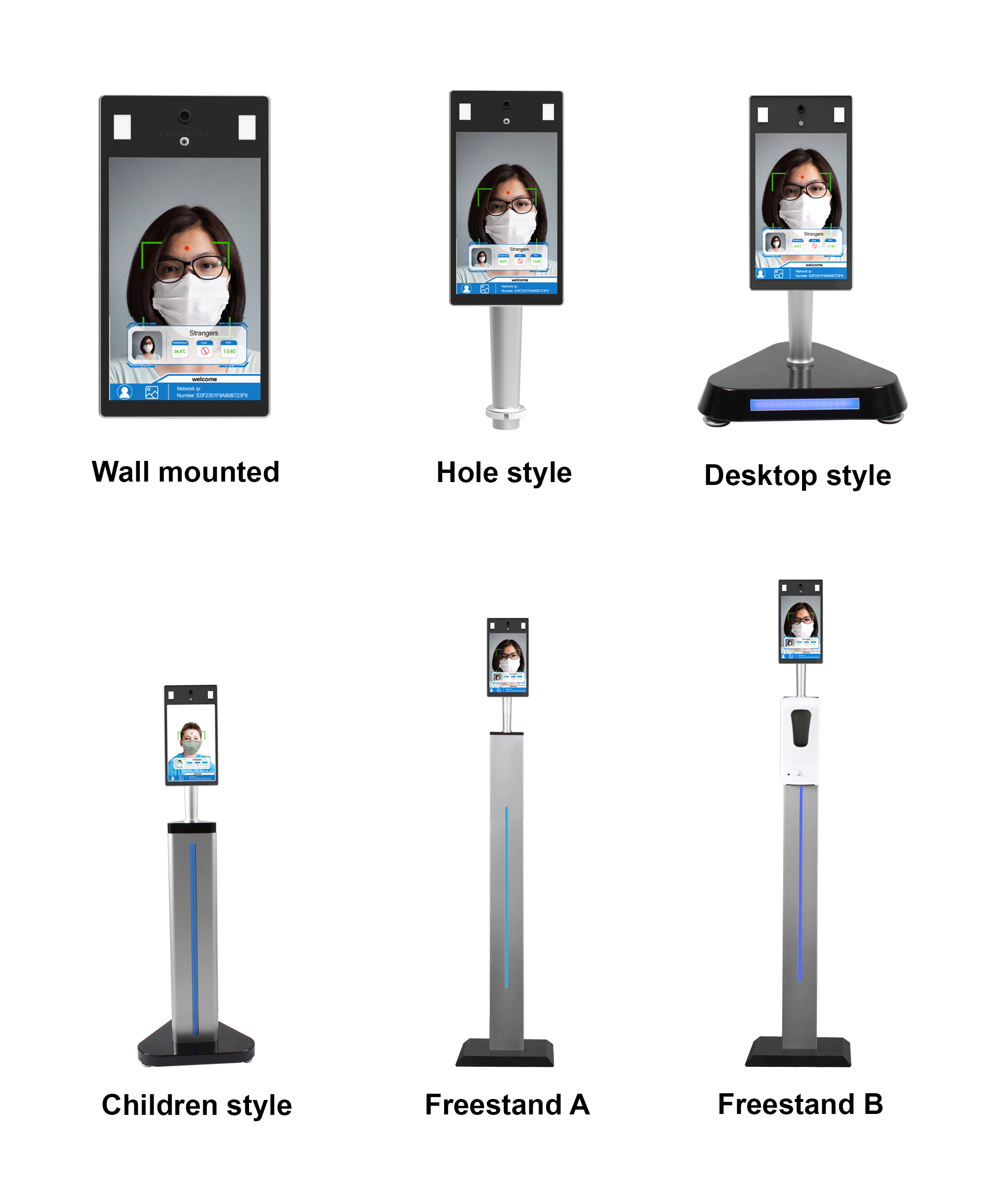 OEM Customized Tarjeta Ntag 215 - Facial Recognition Camera Thermal Time Attendance with Infrared thermometer temperature MeasurementTemperature Body Face RecognitionTemperature Body Face Recognition – Chuangxinji detail pictures