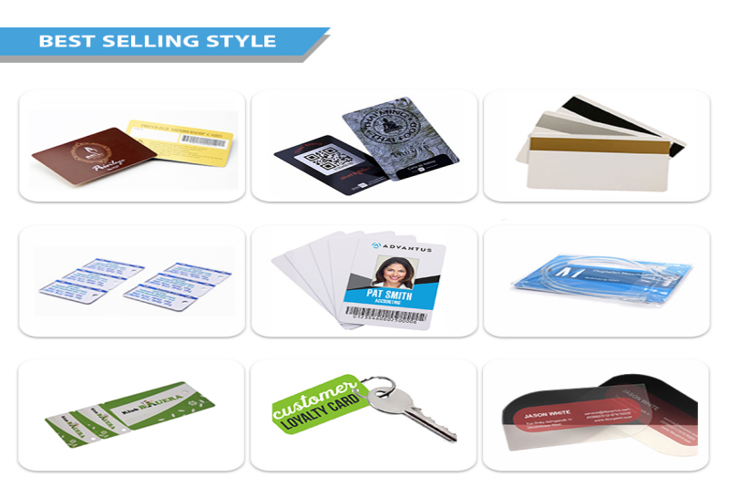 Printed PVC membership cards of the market in the United States