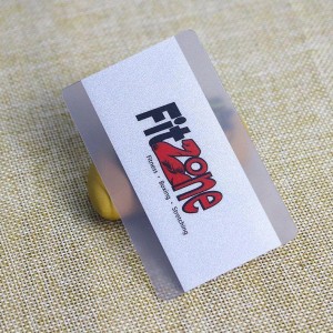 Custom Plastic pvc Transparent Business Card printing
