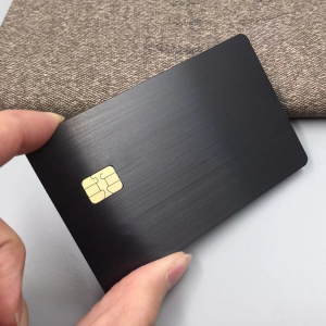 Metal credit contact chip metal stainless steel magnetic stripe card
