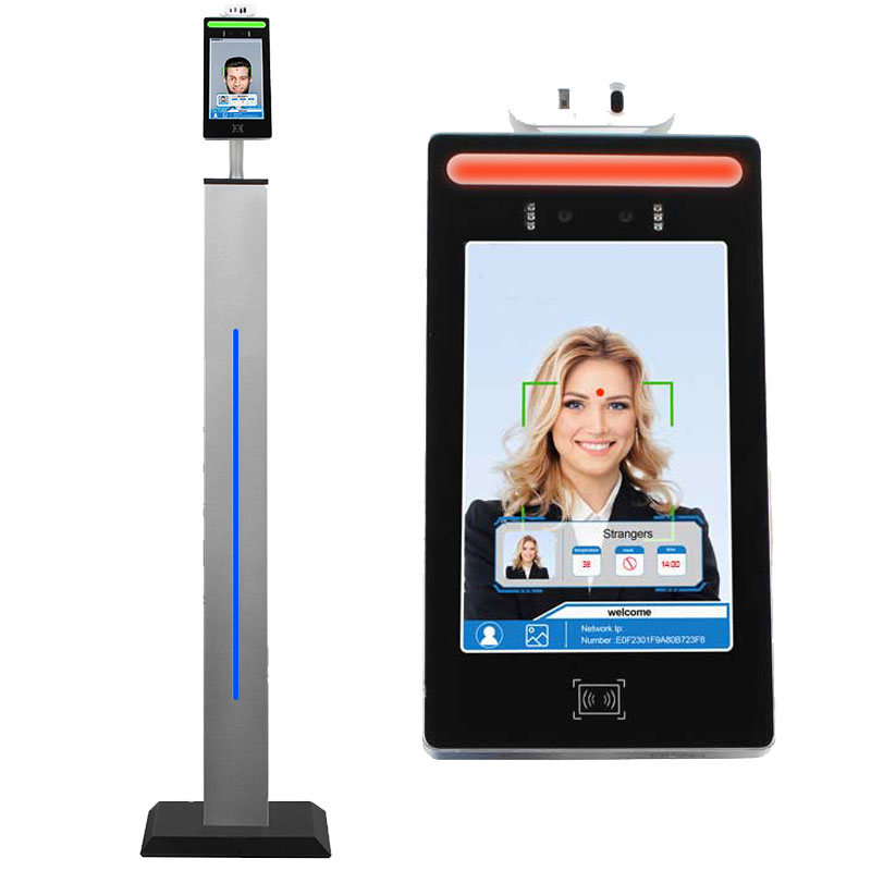 OEM Customized Tarjeta Ntag 215 - Facial Recognition Camera Thermal Time Attendance with Infrared thermometer temperature MeasurementTemperature Body Face RecognitionTemperature Body Face Recognition – Chuangxinji detail pictures
