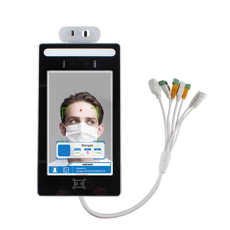 OEM Customized Tarjeta Ntag 215 - Facial Recognition Camera Thermal Time Attendance with Infrared thermometer temperature MeasurementTemperature Body Face RecognitionTemperature Body Face Recognition – Chuangxinji detail pictures