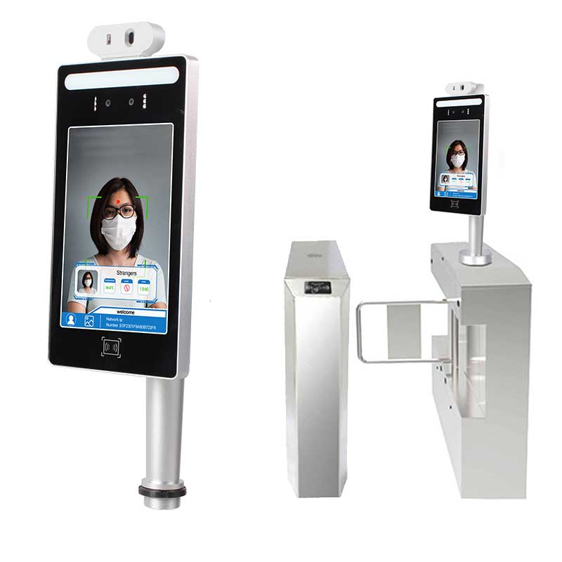 OEM Customized Tarjeta Ntag 215 - Facial Recognition Camera Thermal Time Attendance with Infrared thermometer temperature MeasurementTemperature Body Face RecognitionTemperature Body Face Recognition – Chuangxinji detail pictures