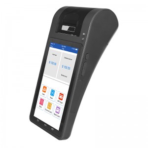 Desktop Android mobile 7 inch Tablet Pos Terminal with Integrated Printer