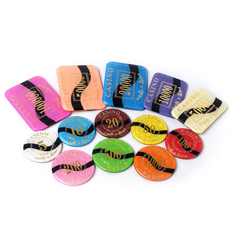 Custom Poker Chips Plastic – Acrylic Poker rfid Chip/Rectangular poker chips – Chuangxinji detail pictures
