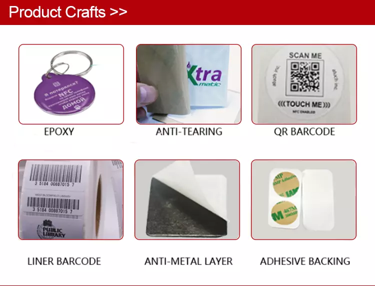 Custom Waterproof PVC PET RFID on metal NFC Tag (2)