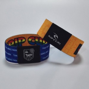 Custom woven fabric elastic nfc bracelet