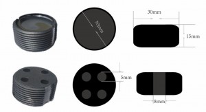 Asset Garbage Bin Tracking Waste Management RFID Screw Worm Waste Bin Tag