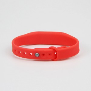 Adjustable RFID Silicone Debossed Wristbands For Events