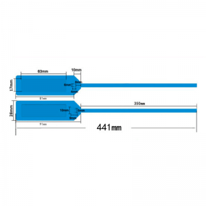 ABS nylon seal rfid cable tie tag