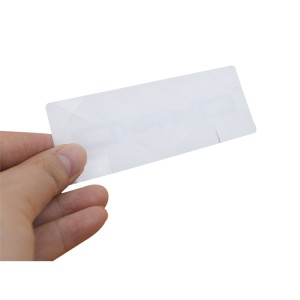 Long range vehicle tracking car UHF RFID windshield pvc label