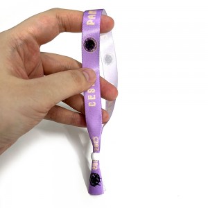 NFC RFID Fabric Woven Cloth Wristbands Bracelet for events party