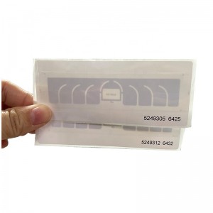 UHF RFID M781 Anti Tamper Windshield Sticker Access Control