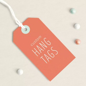 Customized Printing Sticker Clothes UHF RFID Price Paper Hang Tag