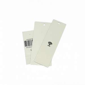 Customized Printing UHF RFID Coated paper Clothing Hang Tag