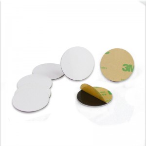 RFID N-tag215 N-tag213 Hard PVC Blank on metal NFC sticker