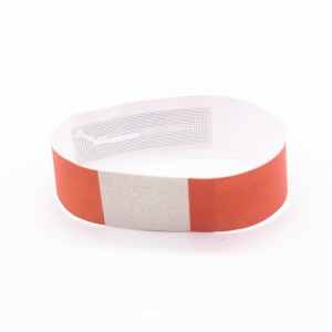 pvc Paper RFID Wristband Ultralight Ev1 NFC bracelet