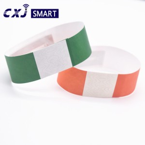 NFC pvc paper ticket RFID identification bracelet