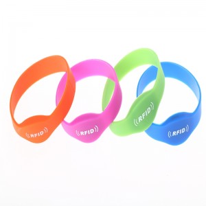 Waterproof Rewritable NFC Silicone Wristband RFID Bracelet
