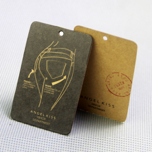 Coated paper rfid uhf tag for garments