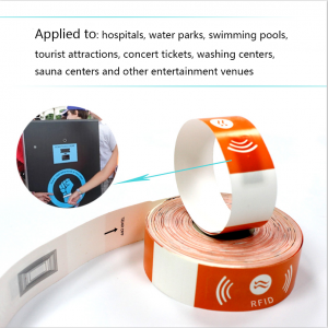 disposable pvc paper RFID hospital patient bracelet