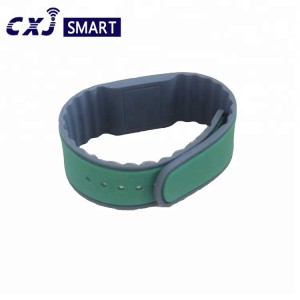 Adjustable waterproof rfid price silicone wristband