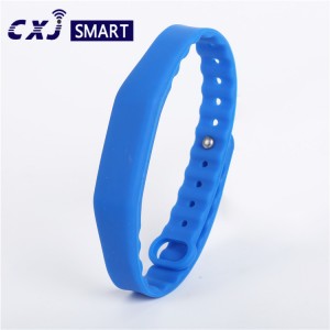 waterproof custom silicone NFC bracelet for children