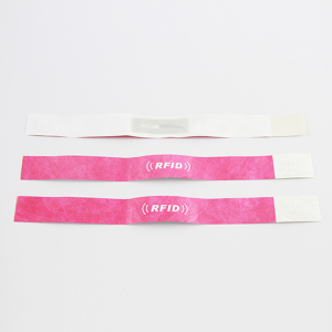 pvc Paper RFID Wristband Ultralight Ev1 NFC bracelet
