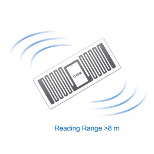 UHF RFID Sticker Customized Size 43 * 18 Impinj M730 chip