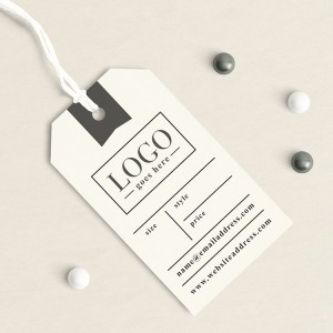 Customized Printing Sticker Clothes UHF RFID Price Paper Hang Tag