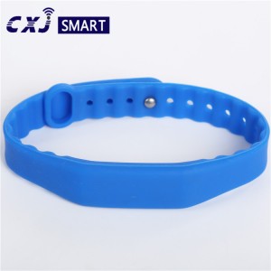 waterproof custom silicone NFC bracelet for children