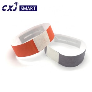NFC pvc paper ticket RFID identification bracelet