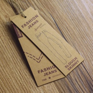 Coated paper rfid uhf tag for garments