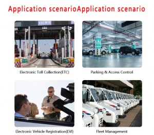 Tamper proof UHF RFID Car parking Windshield tag