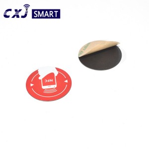 RFID N-tag215 N-tag213 Hard PVC Blank on metal NFC sticker