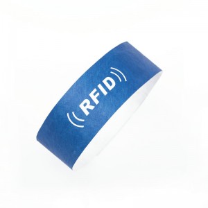 pvc Paper RFID Wristband Ultralight Ev1 NFC bracelet