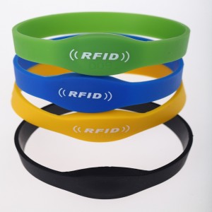 Waterproof Rewritable NFC Silicone Wristband RFID Bracelet