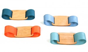 Reusable Elastic Woven Bracelet NFC RFID Wooden Card WristBand