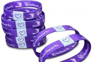RFID NFC Fabric Woven Elastic Wristband Polyester Bracelet