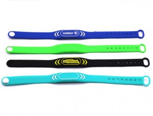 13.56MHz Silicone Writable Activity RFID NFC Bracelet Wristband