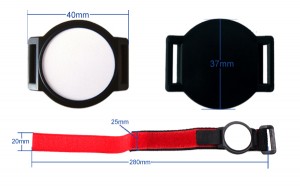 13.56mhz nylon woven nfc bracelet 213 RFID nfc chip wristband