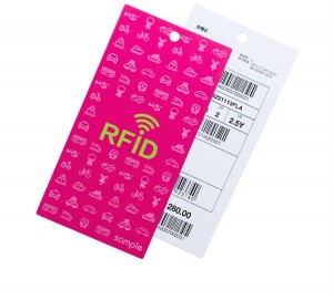UHF RFID Garment paper hang tags clothing brand tags