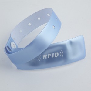 disposable pvc RFID Wristband paper NFC bracelet