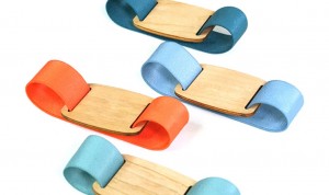 Reusable Elastic Woven Bracelet NFC RFID Wooden Card WristBand
