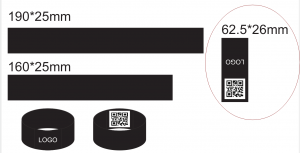 Festival stretch woven RFID NFC bracelet wristband