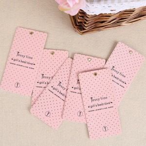 Customized Printing Sticker Clothes UHF RFID Price Paper Hang Tag